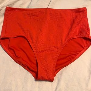 Kona Sol Red High Waisted Bottoms